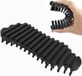 SnelShoppen - Brosse de nettoyage pour haltères - Brosse en nylon avec poignée flexible - Noir