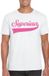 Bellatio Decorations Foute party t-shirt voor heren - Superieur - wit - glitter - carnaval/themafeest S