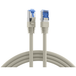 Patchkabel RJ45 Patchkabel Cat.6A S/FTP TPE, Cat.7 Rohkabel superflex grau 0,5m - 1 VPE = 10 Stück