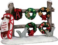 Lemax Ensemble de 4 couronnes de Noël village de Noël - 54942