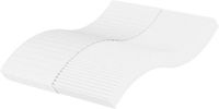 vidaXL Schuimmatras hardheid H2 H3 140x200 cm wit