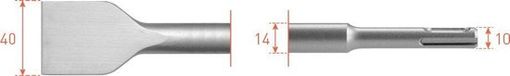Rotec SDS+ Spadebeitel 40x250mm