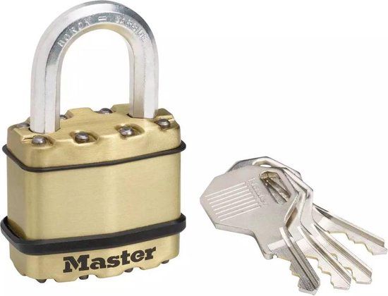 Master Lock Hangslot 45 mm staal M1BEURD - Brons