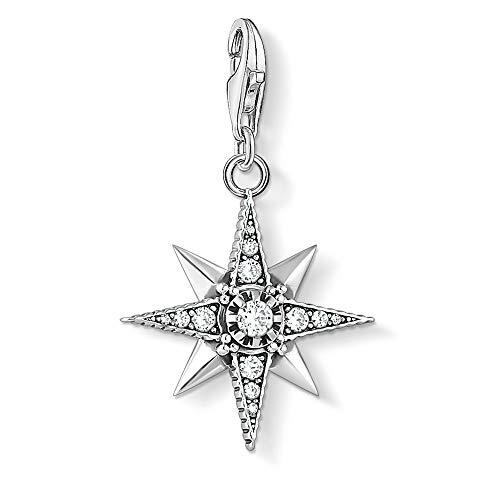 Thomas Sabo Dames-bedelhanger Royalty ster 925 sterling zilver zwart 1756-643-14