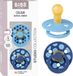 BIBS Colour Fopspeen - 0-6 mnd - 2-pack - Rond - Breeze/Cornflower