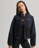 Superdry Code Hybrid Trekker Jas Vrouwen - Zwart - Maat 38