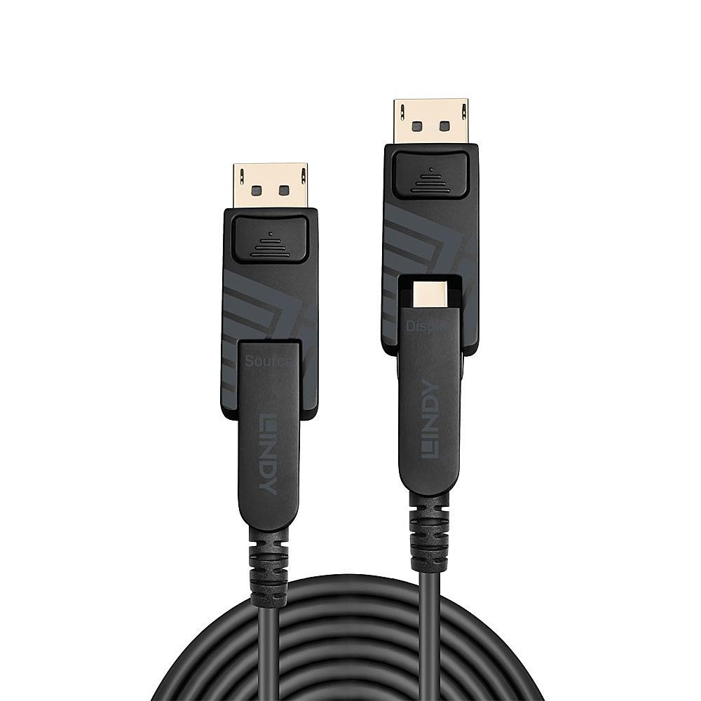 Lindy Mini DisplayPort Cable - 20m - Black - 8K