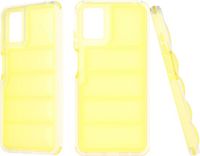 Techsuit Wave Shield Shockproof Hard Case Back Cover voor Motorola Moto E22i / Moto E22 - Geel