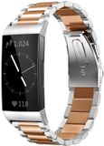 Smartwatchbanden.nl Strap-it® Samsung Galaxy Watch 45mm / 46mm nylon band - paars-blauw + glazen screen protector