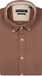Giordano Heren Overhemd Bruin Linnen Lange Mouw Button Down Casual Regular Fit