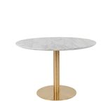 Drawer House Nordic Bolzano Eettafel Rondvormig Wit MDF 110cm