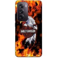 Harley Davidson Coque Pour Oppo Reno 12 5G Aigle Feu Maniacase