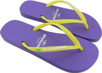 Brasileras Slippers dames Paars/Geel 36/37