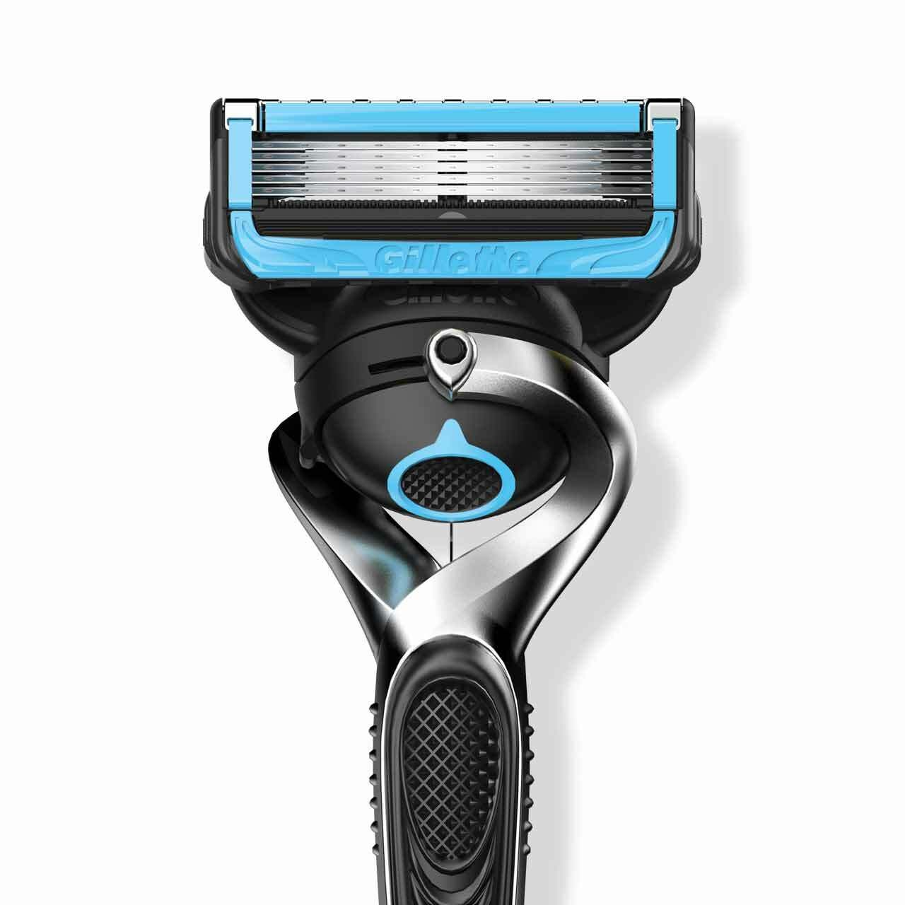 Gillette ProShield Chill Scheerapparaat voor mannen - Zwart, blauw - 1 stuk