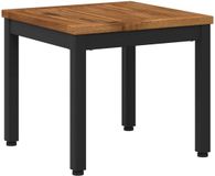 vidaXL Salontafel Naturel en Zwart 40 x 40,5 x 36 cm