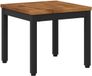 vidaXL Salontafel Naturel en Zwart 40 x 40,5 x 36 cm