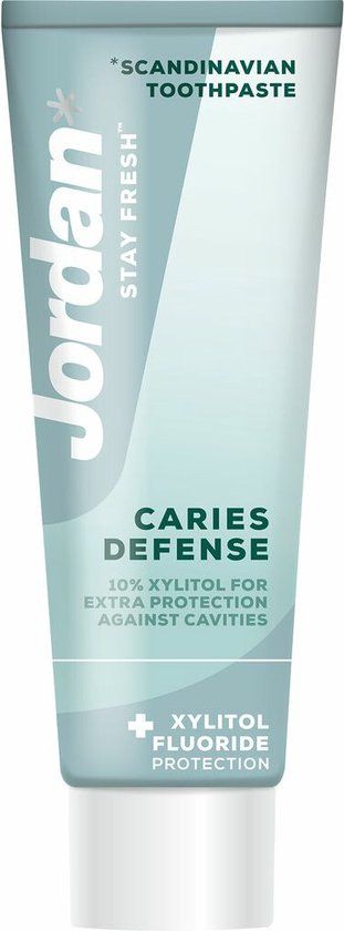 Jordan Stay Fresh Caries Defense Tandpasta 75 ml