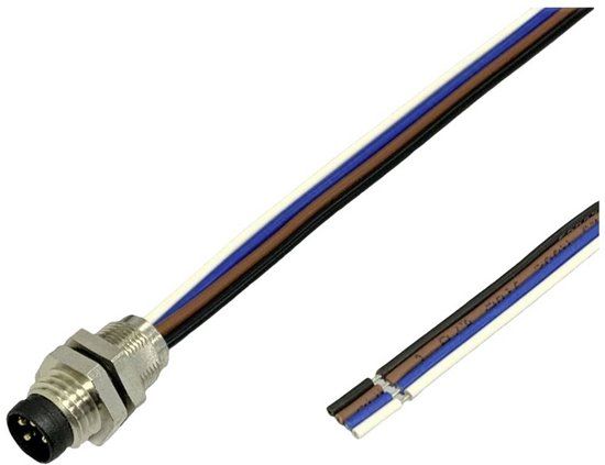 BKL Electronic 2701001 Sensor/actuator inbouwstekker M8 Aantal polen (sensoren): 4 0.2 m 1 stuk(s)