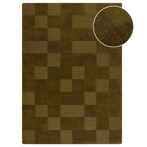 Flair Rugs vloerkleed wol Checkerboard Modern (290x200 cm)