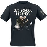 Die Muppets Statler und Waldorf - Old School Legends Heren T-shirt - Zwart - 3XL