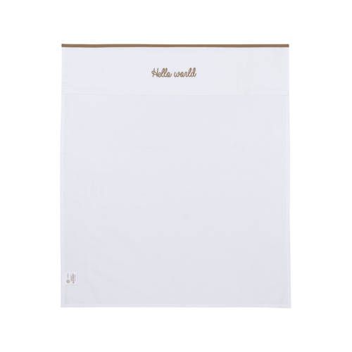 Meyco Baby Ledikantlaken Hello World Taupe