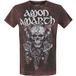 Amon Amarth T-shirt - Carved Skull - S tot 4XL - voor Mannen - bruin