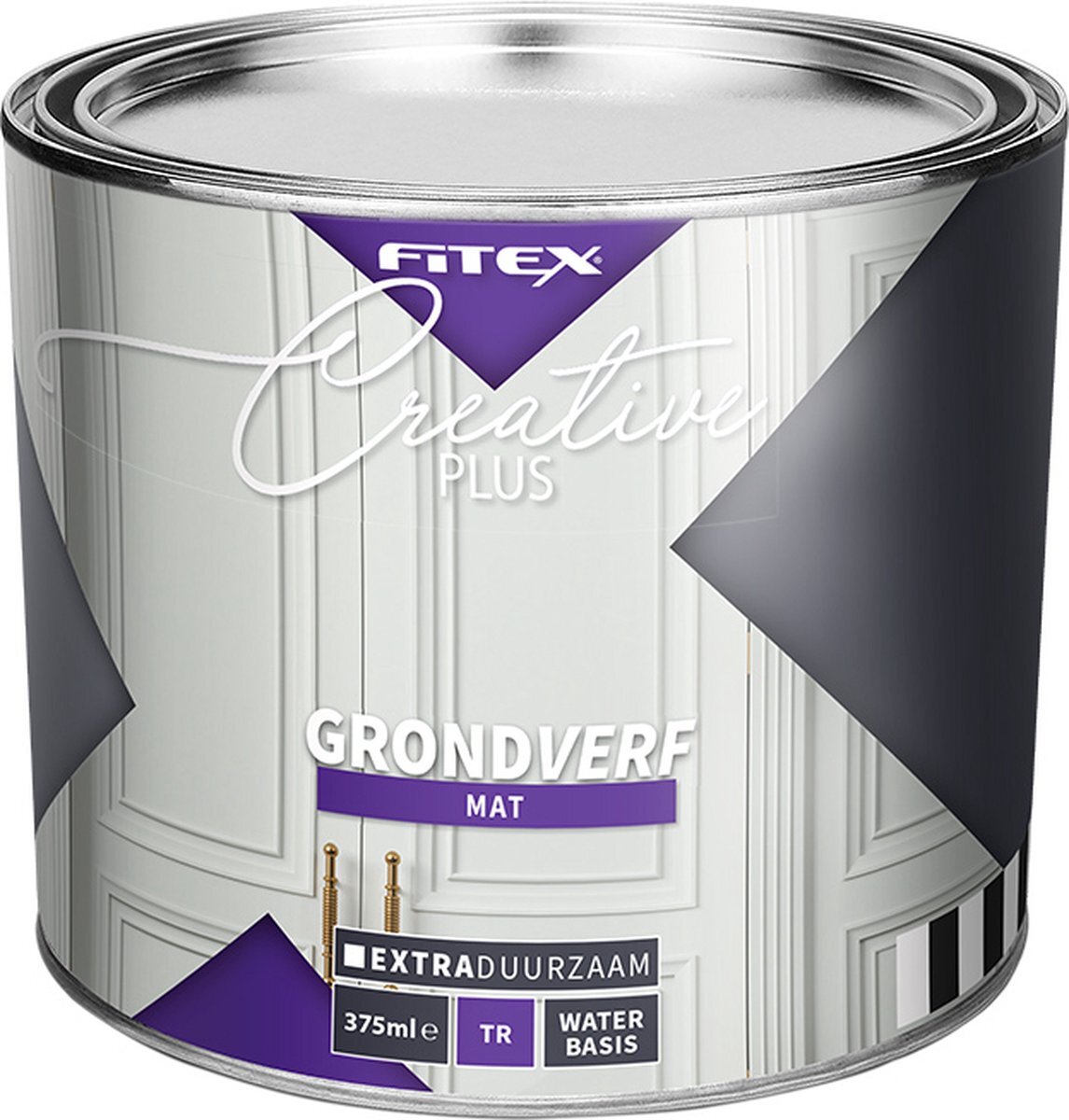 Fitex Creative Plus Grondverf Extra Duurzaam-Grijs-375 ml