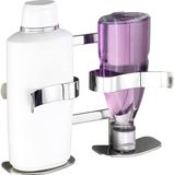 Wenko Turbo-LOC wand shampoohalter Duo clippsy roestvrij staal glanzend 6 x 22 x 17.5 cm