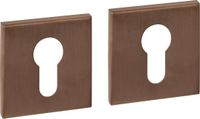 Intersteel Rosaces cylindriques cachées 53x53x6mm PVD bronze