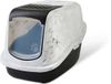 Toiletzitting Savic Kattentoilet Nestor Marble - Zwart Marmer