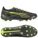 PUMA Ultra 5 Ultimate Ag Audacity - Mat, Verouderd Zilver/geel/door De Zon Getroffen Femme - Kunstgras (Ag), maat 40