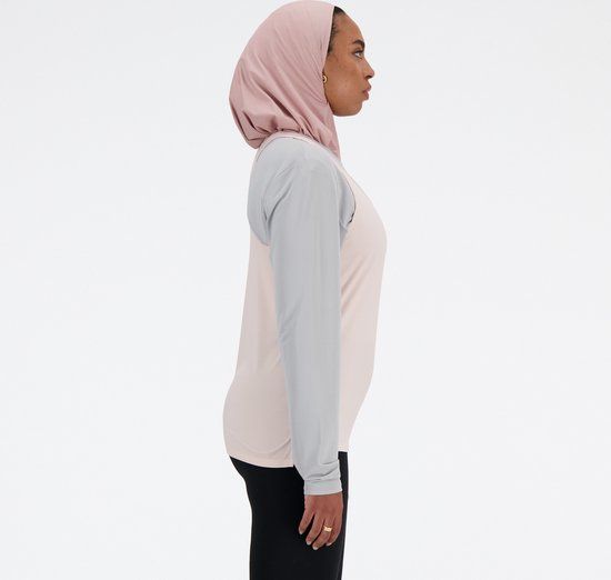 New Balance Sport Essentials Knit Tank - QUARTZ PINK - Maat L - Dames - Hardlopen - Lente/Zomer 2024