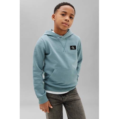 Calvin Klein hoodie met logo - blauw