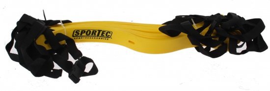 Sportec Trainingsladder Basic Verstelbaar 400 Cm Zwart/geel