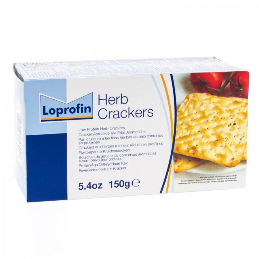 Nutricia Loprofin Eiwitbeperkte Kruidencrackers 150g