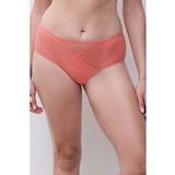 Chantelle Lingerie - Dames - Slips - Gebloemd - Kant - Polyamide/Elastaan - Hipster - Floral Touch - Maat 38 - Oranje