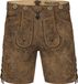 PAULGOS Pantalon en cuir Homme Court HK5 ANTIK Whiskybruin