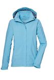 killtec Kos 51 Wmn Jckt dames Functioneel jack/outdoorjack waterdicht met afneembare capuchon