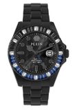 Philipp Plein Gmt-I Challenger Baguettes PWPZA0424 Horloge - Staal - Multi - Ø 44 mm
