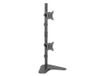 Equip Tafelvoet 17"-32" / 2TFT 9kg 360° zwart