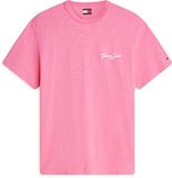 Tommy Jeans T-shirt Tjm Rlx Novelty Ss Tee Dm0dm23190 Tou Pink Daisy Homme Taille S