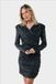 Colourful Rebel Bryssa Lurex Stripes Robe Rembourrée - XS