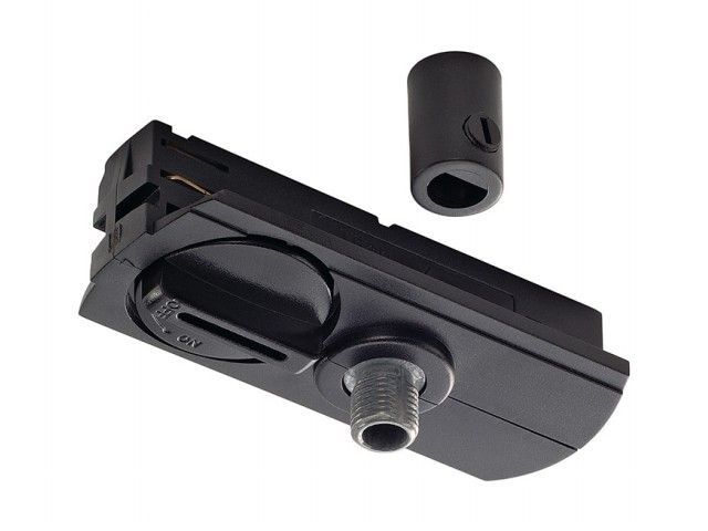 SLV 143120 1-Fase pendelarmatuuradapter zwart