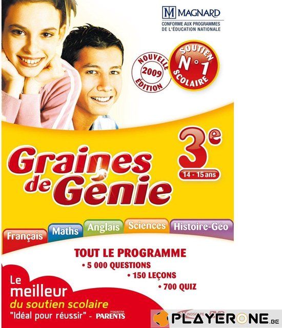 Logithéque Graines de Génie DVD 2009