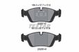 TEXTAR Remblokkenset voor BMW 3 Serie E46, E36, Z3 E36/7, Z4