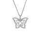 Orphelia ZH-7341 - Hanger Butterfly + ketting - Zilver 925 - Zirkonia