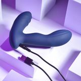 Playboy Pleasure Pleaser Dildo - Purple - Silicone - Waterproof