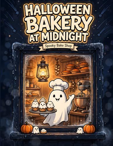 Bold and Easy Spooky Bake Shop Coloring Book