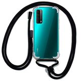 Beschermhoes Huawei P Smart 2021 Beschermhoes met koord, zwart