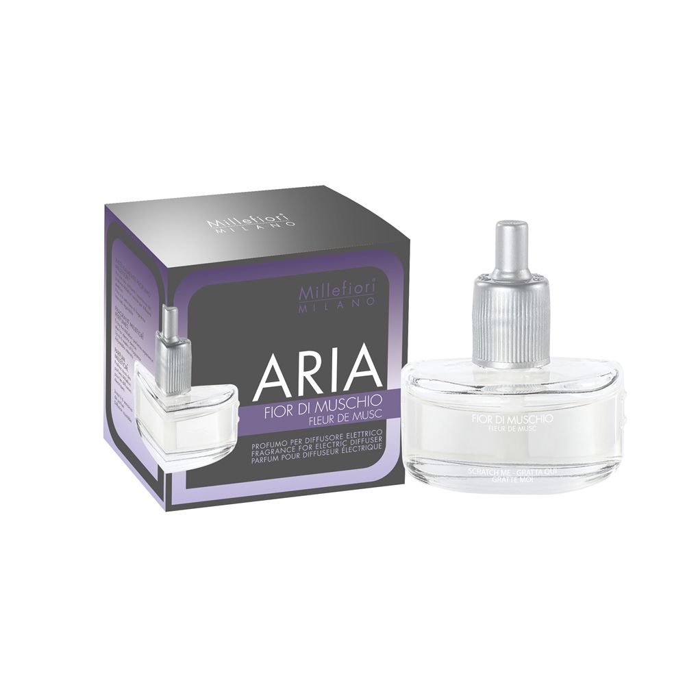 Millefiori Fior di Muschio Reed Aroma Diffuser - Silver, Transparent